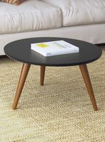 Mesa de centro Alba preto 60x60x32 cm