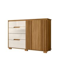 Comoda Luzzia 4 cajones 2 puertas 147x105x47 cm