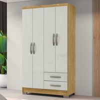 Closet 4 puertas Classic Marrocos/ Off white 188x46,5x104,8