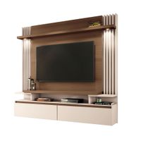 Home Tv Panel Turín 55"" 181x169x33 cm Castaño Off White