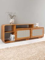 Rack tv Riviera color miel 72 x 40 x 180, 5