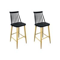 Pack 2 Taburetes bar Nórdico Windsor  106 x 51 x 45 cm / Alto asiento: 76 cm