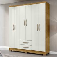 Closet 6 puertas Classic Marrocos/ Off white 188x46,5x156,6