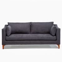 Sofá Grecia 3 Cuerpos Gris Grafito