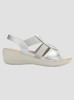 Sandalia Mujer Chalada Lupe-4 Plateado Casual