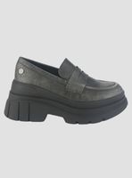 Mocasin Chalada Mujer Natirus-3 Plateado Casual