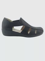 Sandalia Chalada Mujer Mira-1 Negro Comfort