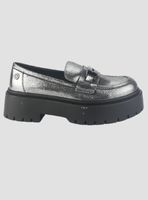 Mocasin Chalada Mujer Lewis-1 Plateado Casual
