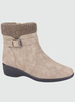 Botin Chalada Mujer Confort-4 Beige Casual