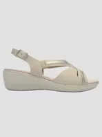 Sandalia Mujer Chalada Lupe-87 Beige Casual
