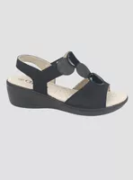 Sandalia Chalada Mujer Lupe-82 Negro Casual