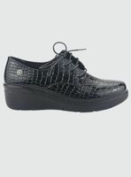 Zapato Chalada Mujer Mara-1 Negro Casual