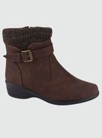 Botin Chalada Mujer Confort-4 Café Casual