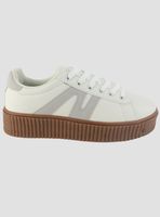 Zapatilla Chalada Mujer Flumi-10 Beige Urbano