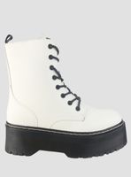 Botin Chalada Mujer Poolh-9 Blanco Plataforma