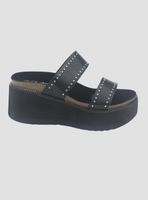 Sandalia Chalada Mujer Viru-30 Negro Plataforma