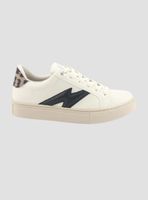 Zapatilla Via Marte Mujer 082-002-04 Beige Casual