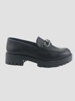 Mocasin Via Marte Mujer 083-005-01 Negro Casual