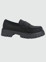 Mocasin Chalada Mujer Lenin-2 Negro Casual