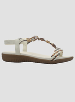 Sandalia de Mujer de color Blanco Casual Chalada Clara-11