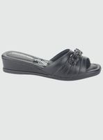 Sandalia Comfortflex Mujer 2370401 Negro Casual