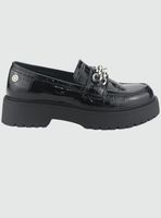 Mocasin Chalada Mujer Lenin-1 Negro Casual