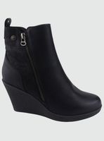 Botin Chalada Mujer Wedge-41 Negro Casual