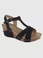 Sandalia Dorette Mujer Pasco-22 Negro Plataforma