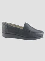 Mocasin de Cuero Chalada Mujer Cira-1 Negro Casual
