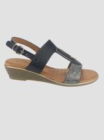 Sandalia Chalada Mujer Alba-7 Negro Casual