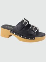 Sandalia Chalada Mujer Woodl-30 Negro Casual