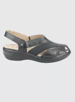 Sandalia Chalada Mujer Mestico-1 Negro Casual