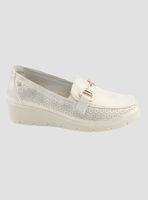 Mocasin Chalada Mujer Cona-2 Dorado Casual