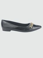 Zapato Chalada Mujer Mercnew-3 Negro Casual