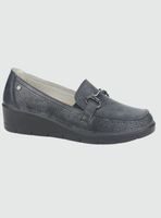 Mocasin Chalada Mujer Cona-2 Negro Casual