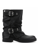 Botin Negro Mujer Casual Chalada Biker