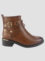 Botin Chalada Mujer Trafa-20 Café Casual