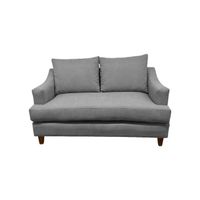 SOFÁ MISTRAL CHENILLE GRIS 2 CUERPOS