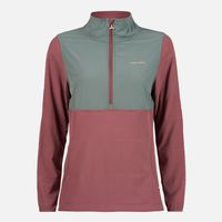 Poleron Mujer Del Sur 1/4 Zip Sin Capucha Palo Rosa Haka Honu