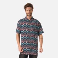Camisa Hombre Good Karma Print Azul Noche Haka Honu V26