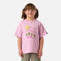 Polera Niña Explore Oversize T-Shirt Rosa Lippi V26
