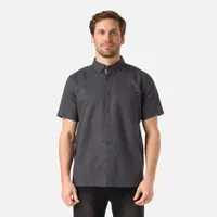 Camisa Hombre Terrain Linen Shirt Gris Medio Lippi V26