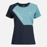 Polera Mujer Vulcano Cotton SS T-Shirt Negro Lippi