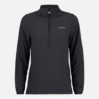Poleron Mujer Del Sur 1/4 Zip Sin Capucha Negro Haka Honu