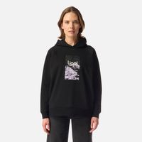 Polerón Mujer Insigne Hoody Sweatshirt Front Print Negro Lippi I26