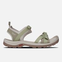 Sandalia Mujer Go Out Verde / Crema Lippi V26