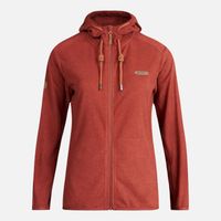 Poleron Teen Girl Stripes Nano-F Full Zip Hoody Terracota Lippi I24