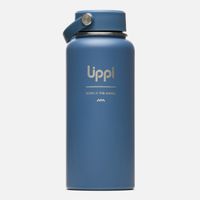 Botella Unisex Light Steel Wide Top Bottle 950ml Azul Lippi