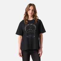 Polera Mujer Logo Lippi T-shirt Negro Lippi V26