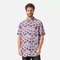 Camisa Hombre Good Karma Print Lavanda Haka Honu V26